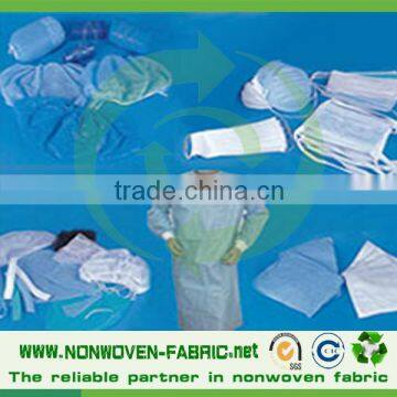 Waterproof/ Disposable Hospital Use Nonwoven SMS Fabric