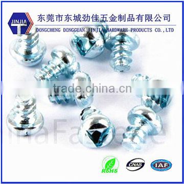 pan head bule colored triangle screws