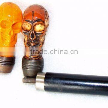 BEAUTIFUL WALKING CANES / NAUTICAL SKULL HANDLE WALKING STICK wk1156