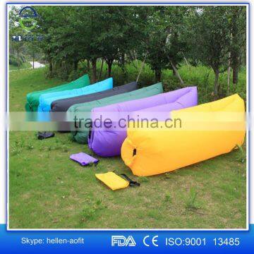 Aofeite Nylon PVC Couch Beach Comfortable Portable Inflatable Lounger