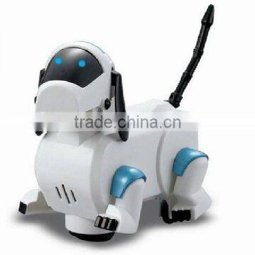 Battery operated dog with light and music
