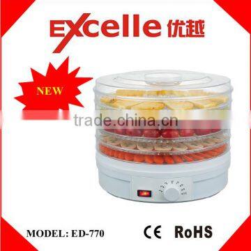 Household 5 Trays Electric Mechanical Mini Food dedydrator, Fruit Dehydrator, Snackmaster Machine