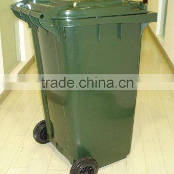 HOT plastic 240L solid waste container with wheels