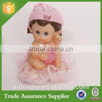 2016 Customized Resin Lovely Baby Girl Figureine