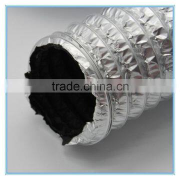 China factory direct black-inside foil ducting PVC air ducting aluminum foil insulation