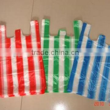 Disposable t shirt plastic shoping bag