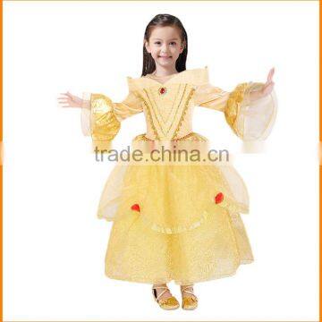 Kids Girls Christmas Belle Baer costume dress skirt luury children