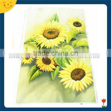 Big size flower printing magnetic refrigerator sticker