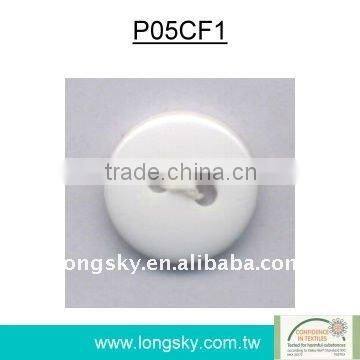 (#P05CF1-2HS) 2 holes plastic resin round fashion buttons for garments