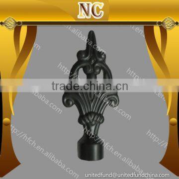 classic modern aluminum home decor for window curtain accessory curtain rod finials