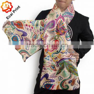 special good quality custom made heat transfer women scarf