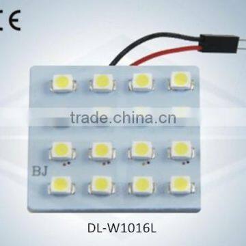 LED Auto Light Dome Lamp 16SMD 3528 1210 with CE