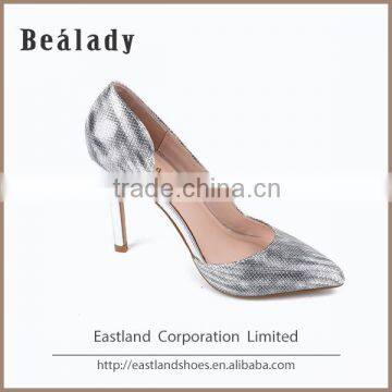 Newest fashion high quality dress shoe genuine lether pumps shoes