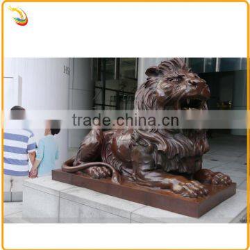 Life Size Bronze Outdoor Lion Statue Sculpture