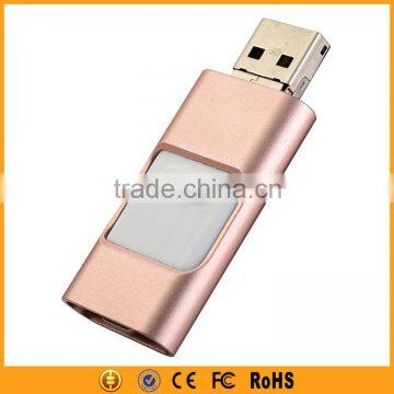 Retractable Flash Drive for iPhone iPad iPod