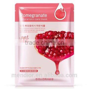 Mendior Pomegranate hydrating skin facial mask anti-aging Korea face mask OEM/ODM