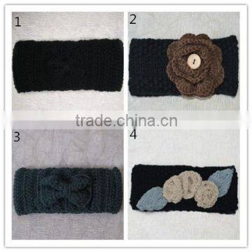 knitted girls winter cotton headband