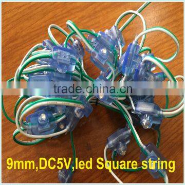 2016 Promotion RGB or Single Color Wedding Party Outdoor Solar String 9mm 50leds Christmas Light photo-3