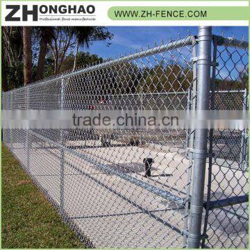 Hot selling Powder Coated Metal Frame Material High Quality 50*50 chain link fence