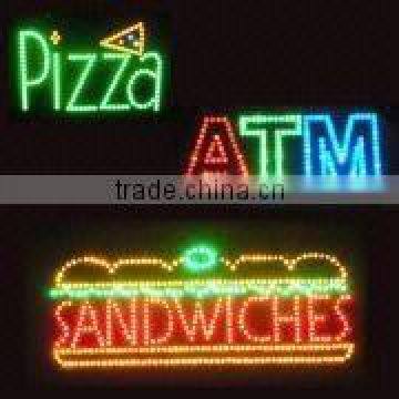 Pizza /ATM/Sandwiches Led Sign