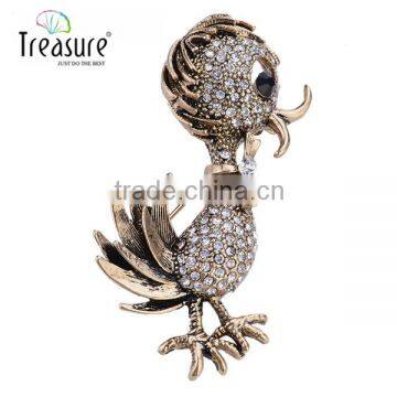 2015 new products New model with high quality Duck rhinestone brooch for vintage jewelry