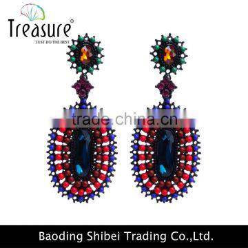 big black diamond drop earing key diamond earing occident