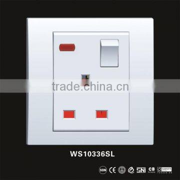 13A Single Electric Wall Switch Socket Brand photo-2