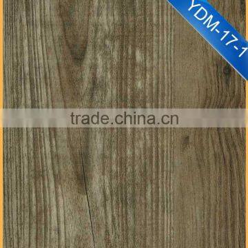 YDM-17-1 wooden color laminated wood pvc flooring for factory