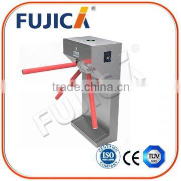 Approved Bridge Type Pedestrian Access Control Half Height Tripod Turnstile photo-2