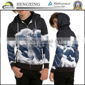 Custom Print Men Heavy Blank Hoodies Sweatshirts photo-2