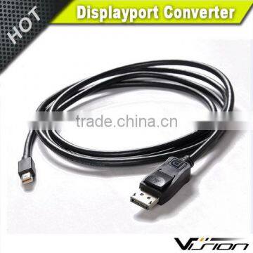 Vision 6FT Mini Displayport to Displayport Cable in black