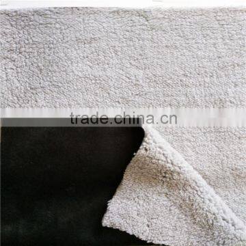 Ningbo Micro Sherpa Bonded Suede Fabric Factory