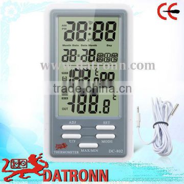 Wall clock thermo hygrometer DC802