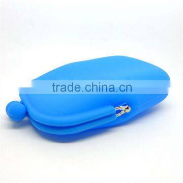 green silicone smart wallet for small items storage