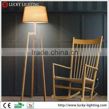 wood Floor lamp shape