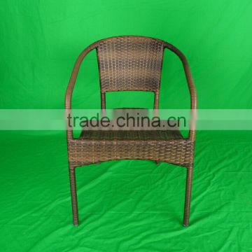 outdoor furniture elegant leisure aluminum rattan wicker coffee garden chair YC021R