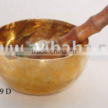 Hand hammered singing bowls