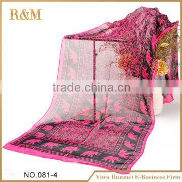 Factory Main Products! Long Lasting Silk Voile Scarf With Good Price photo-3