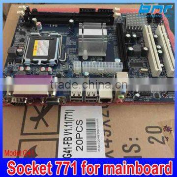 G41 100% new Supported DDR2 Memory Motherboards dual lga771 , fully tested working good