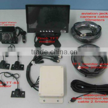 truck waterproof reverse camera parking sensor