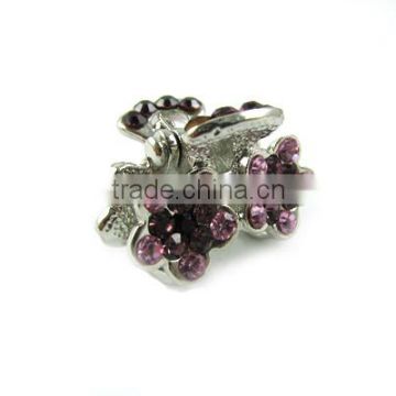 New Alloy Rhinestone Novelty With Flower Hair Claw