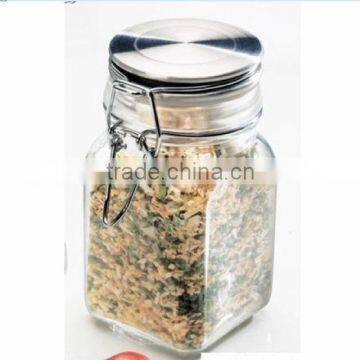 round shape and stainless steel top spice bottles wholesale