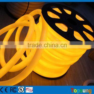 82 feet spool 24V yellow round neon flex for bridge