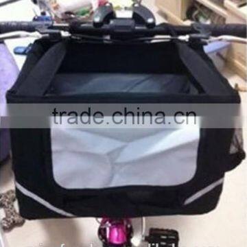 New High Quality Ventilating 600D Oxford Bicycle Pet Basket Bag and Pet Dog Cat Travel Bike Bag Quality Choice photo-2