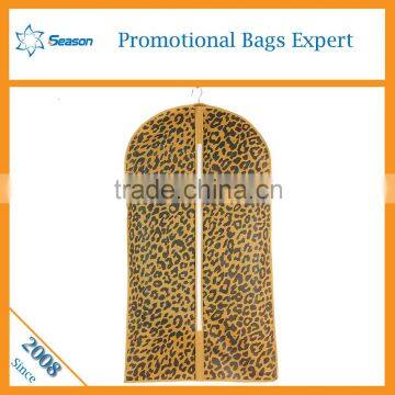 Sexy leopard suit cover bag foldable garment bag suit cover                        
                                                                                Supplier's Choice