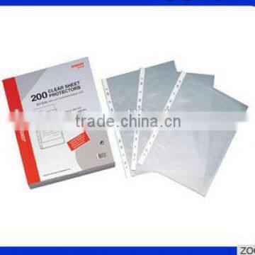 promotional pp plastic file holder with glossy pocket