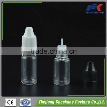 Factory price wholesale 10ml PET plastic e-juice dropper bottle                        
                                                Quality Choice