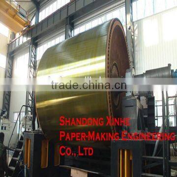 Shandong Xinhe Dia3680mm Steel Yankee Dryer Cylinder for paper machine