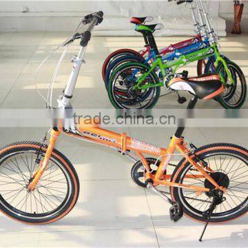 Factory supply aluminum folding bike bicycle/mini folding bike with disc-brake