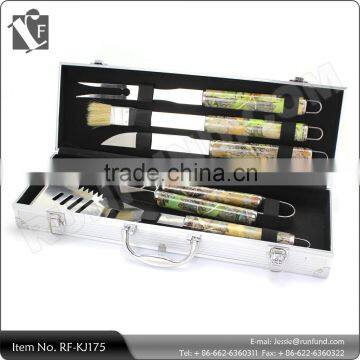 5 Piece Professional-made Stainless Steel BBQ Grill Set